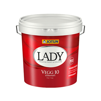 JOTUN LADY Væg 10 Vægmaling - Glans 10 - 9 l. BESTSELLER